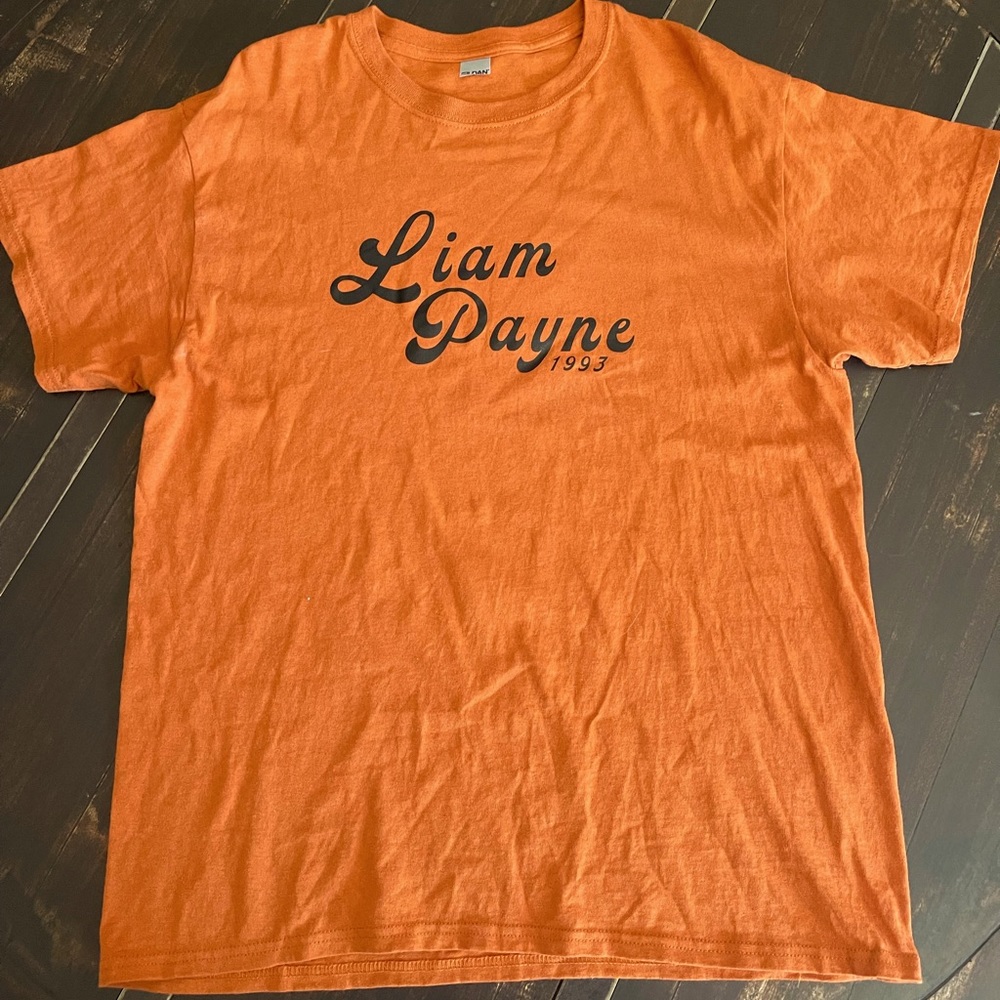 Orange Liam Payne T-shirt